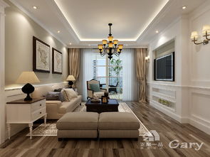 83平美式經典三居 寶山區當代高邸莫先生雅居裝修實景賞析